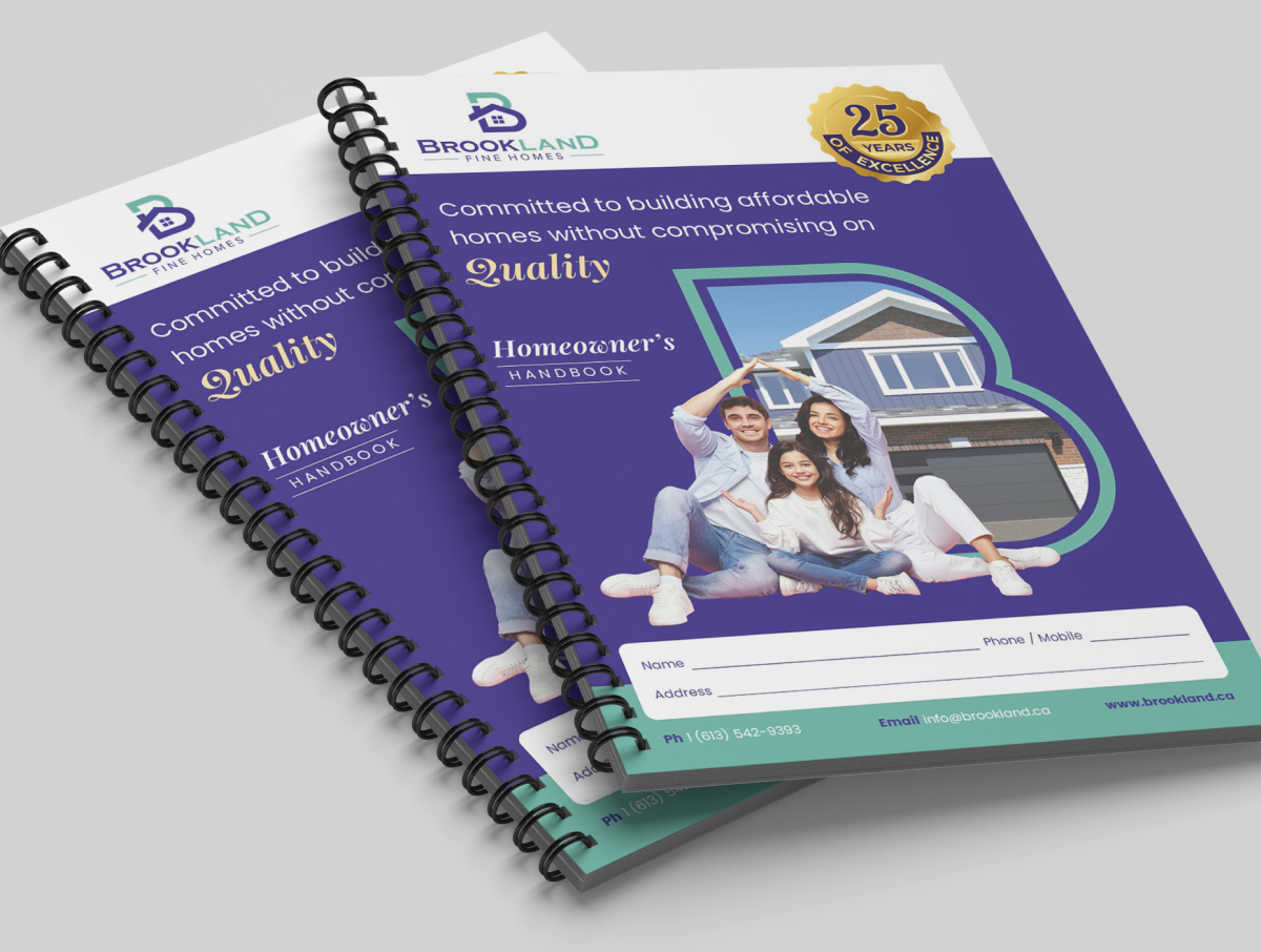 Brochure Design for Brookland Fine Homes